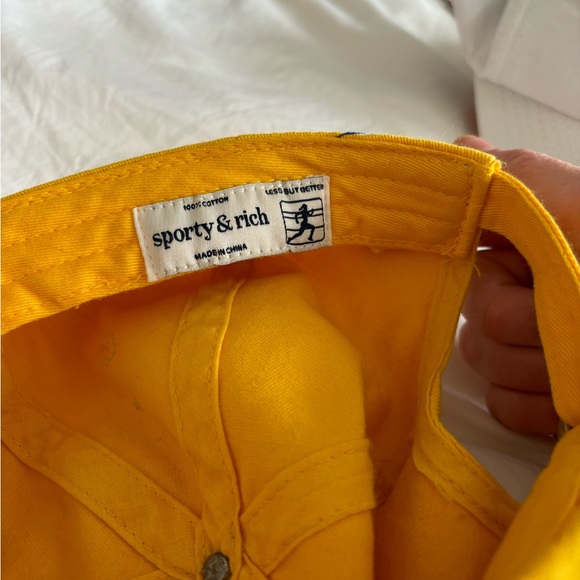 Sporty & Rich Yellow Cap - Picture 5 of 5